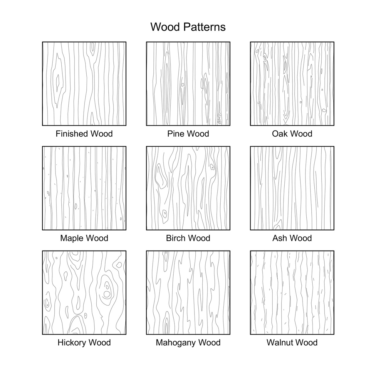 ArchiCAD Vector Fills - Wood Patterns | Studio Alternativi