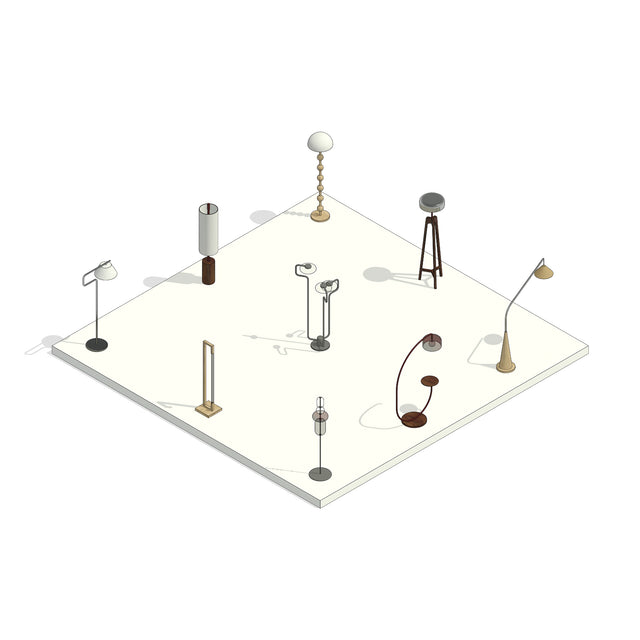 Revit Family - Floor Lamps