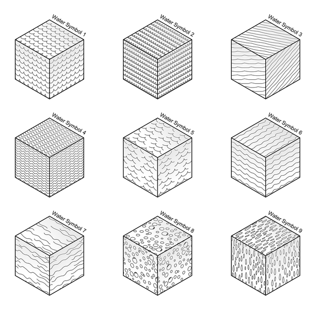 ArchiCAD Water Surface Vector Fills (Patterns)