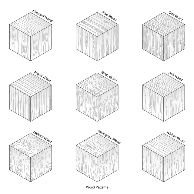 ArchiCAD Wood Vector Fills (Patterns)