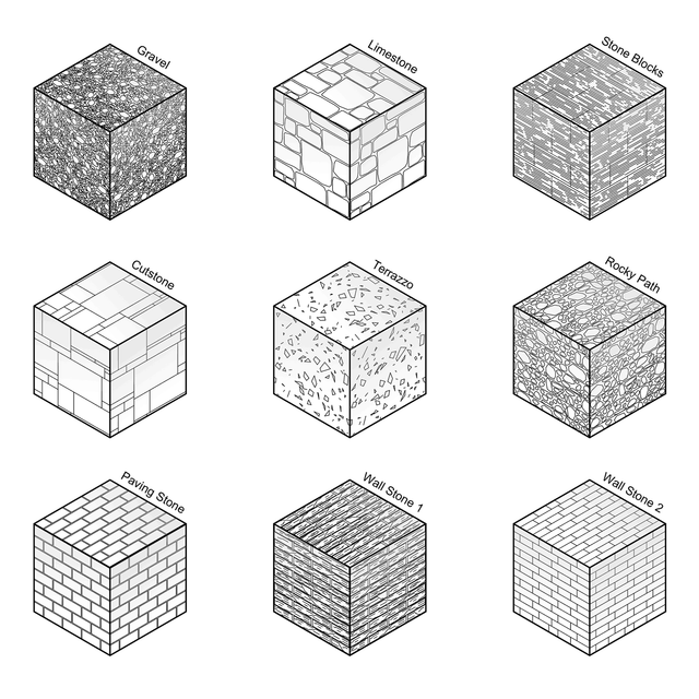 ArchiCAD Stone Vector Fills (Patterns)