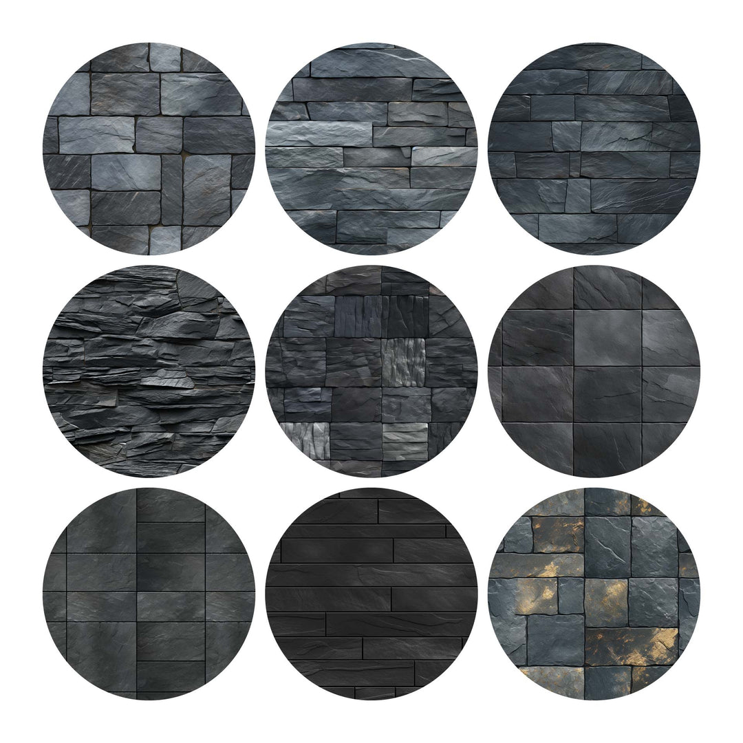 Seamless Slate Stone Textures Library – Studio Alternativi