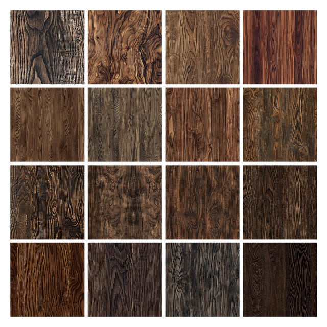 Pattern Library - Seamless Dark Veneer Wood Textures