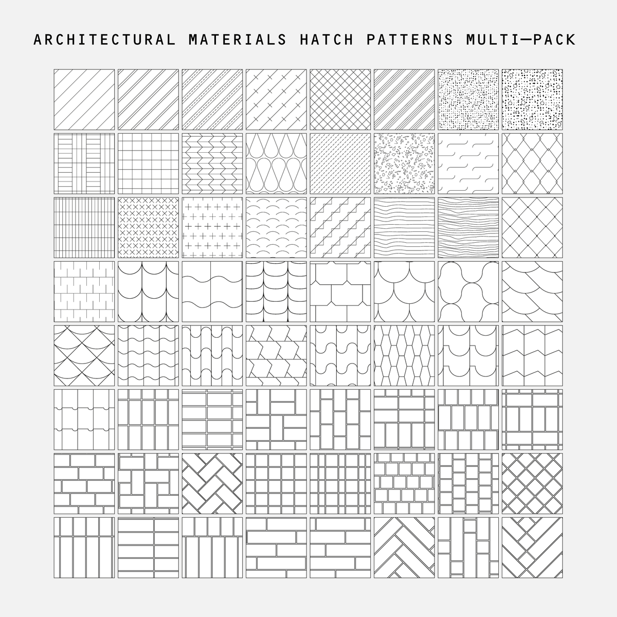 Ati Pattern Illustrator Pattern Library Mega-Pack (66) – Studio Alternativi