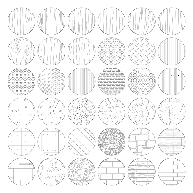 Illustrator Pattern Library - Architectural Materials Mega-Pack 2