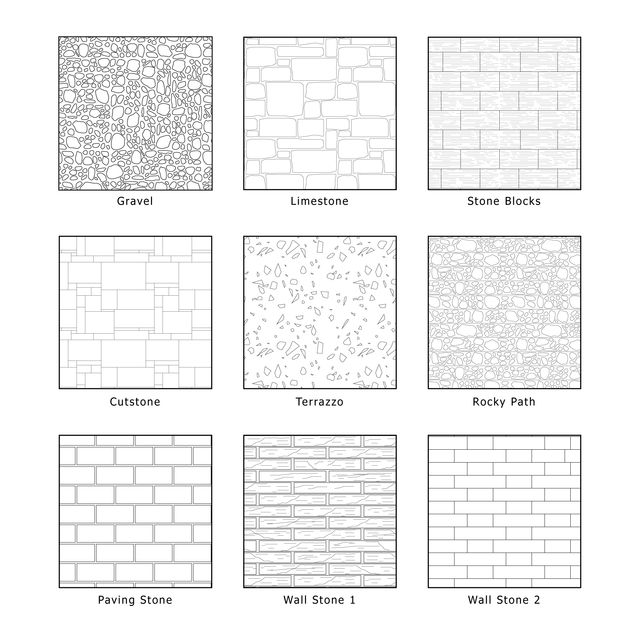 Illustrator Pattern Library - Architectural Materials Mega-Pack 2