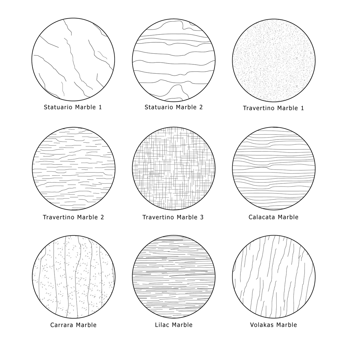 Marple Pattern Architectural Materials | Patterns | Marble Patterns – Studio Alternativi