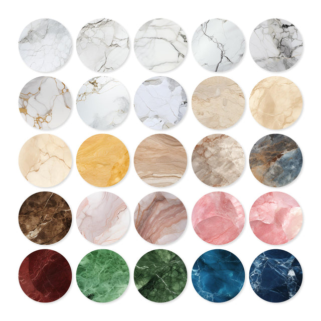 Illustrator Pattern Library - Raster Realistic Seamless Marble Textures Mega-Pack