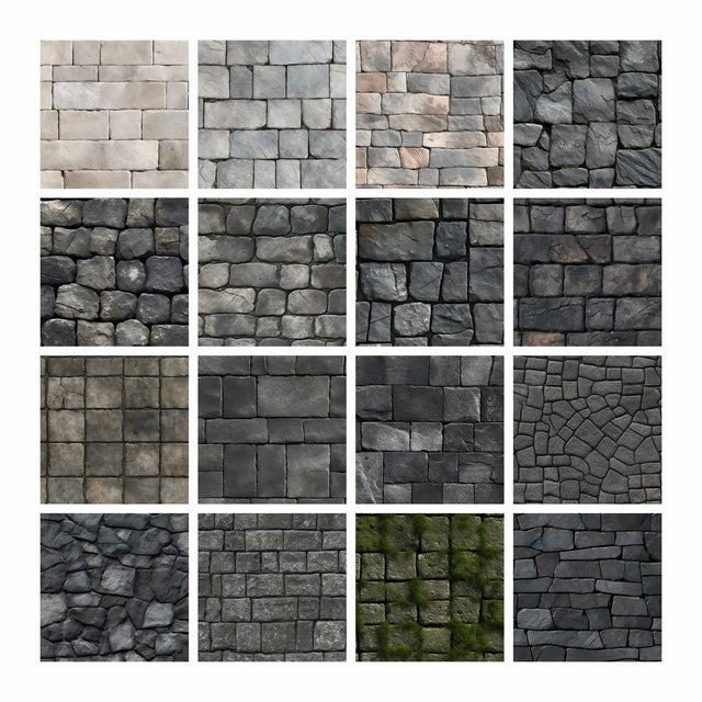 Pattern Library - Seamless Stone Paving Textures