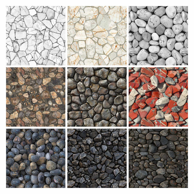 Pattern Library - Pebbles Textures