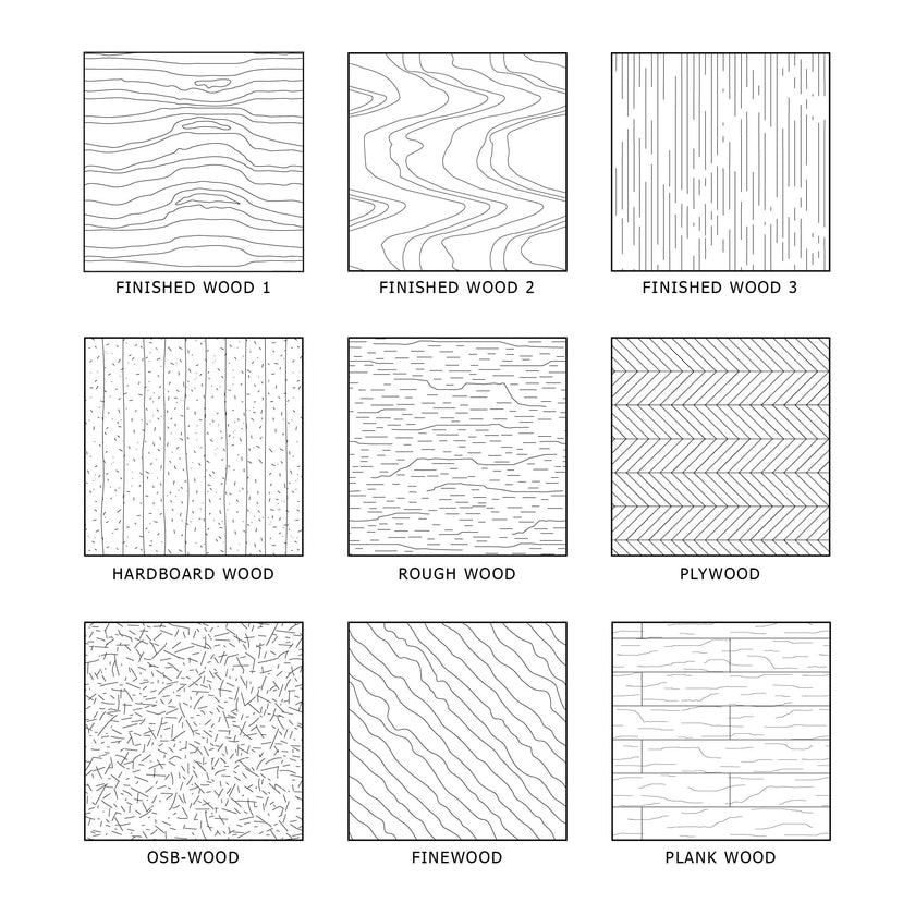 Architectural Materials | Patterns | Pattern Library of Wood – Studio ...