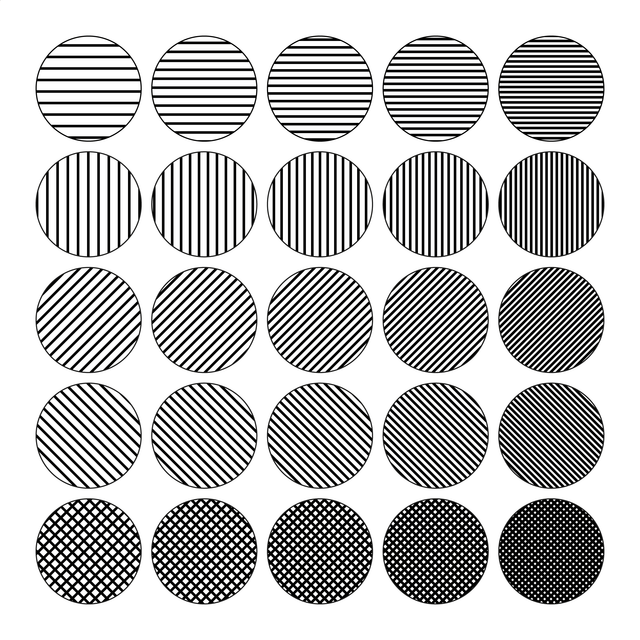 Illustrator Pattern Library - Thick Lines Set