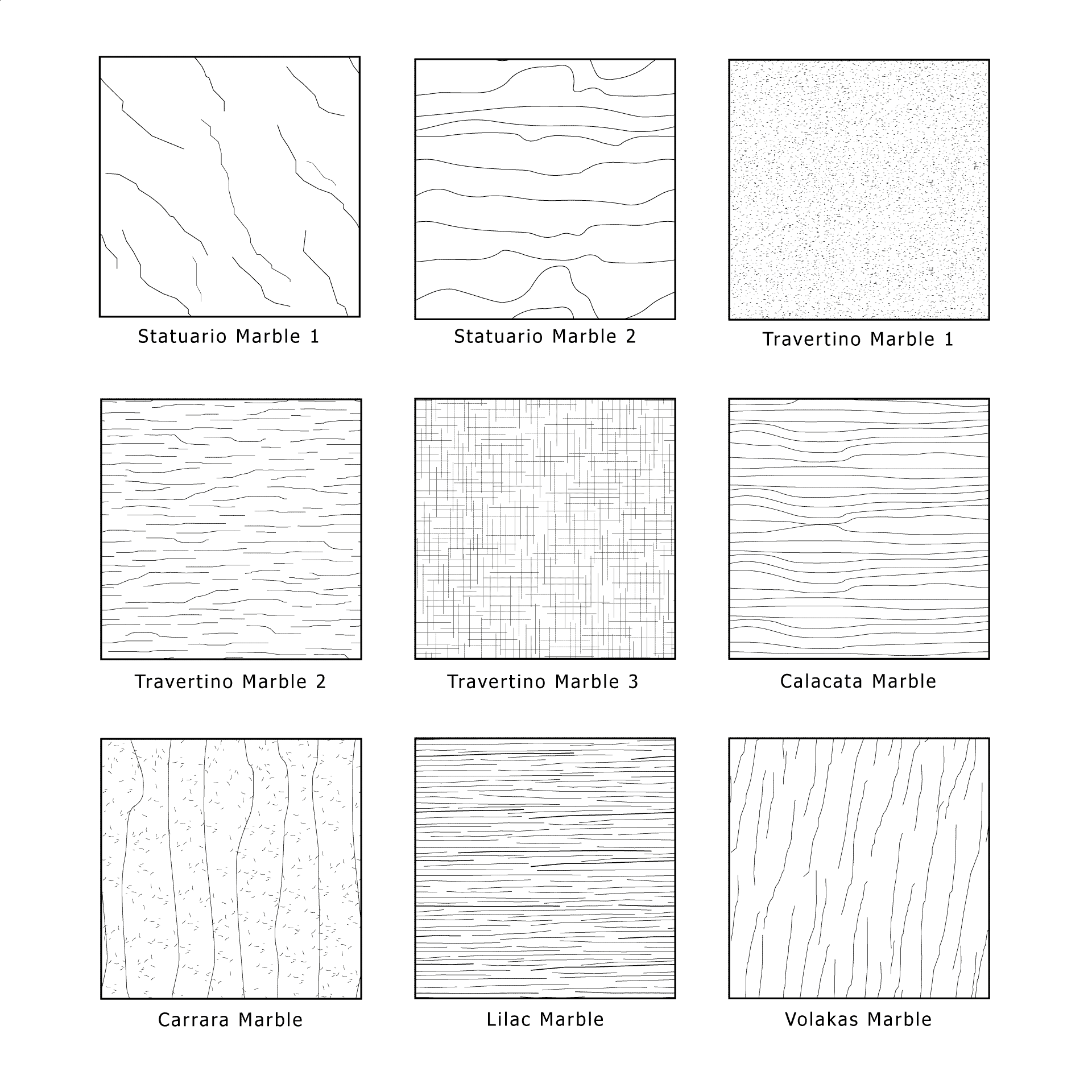 Marble Texture Autocad Block