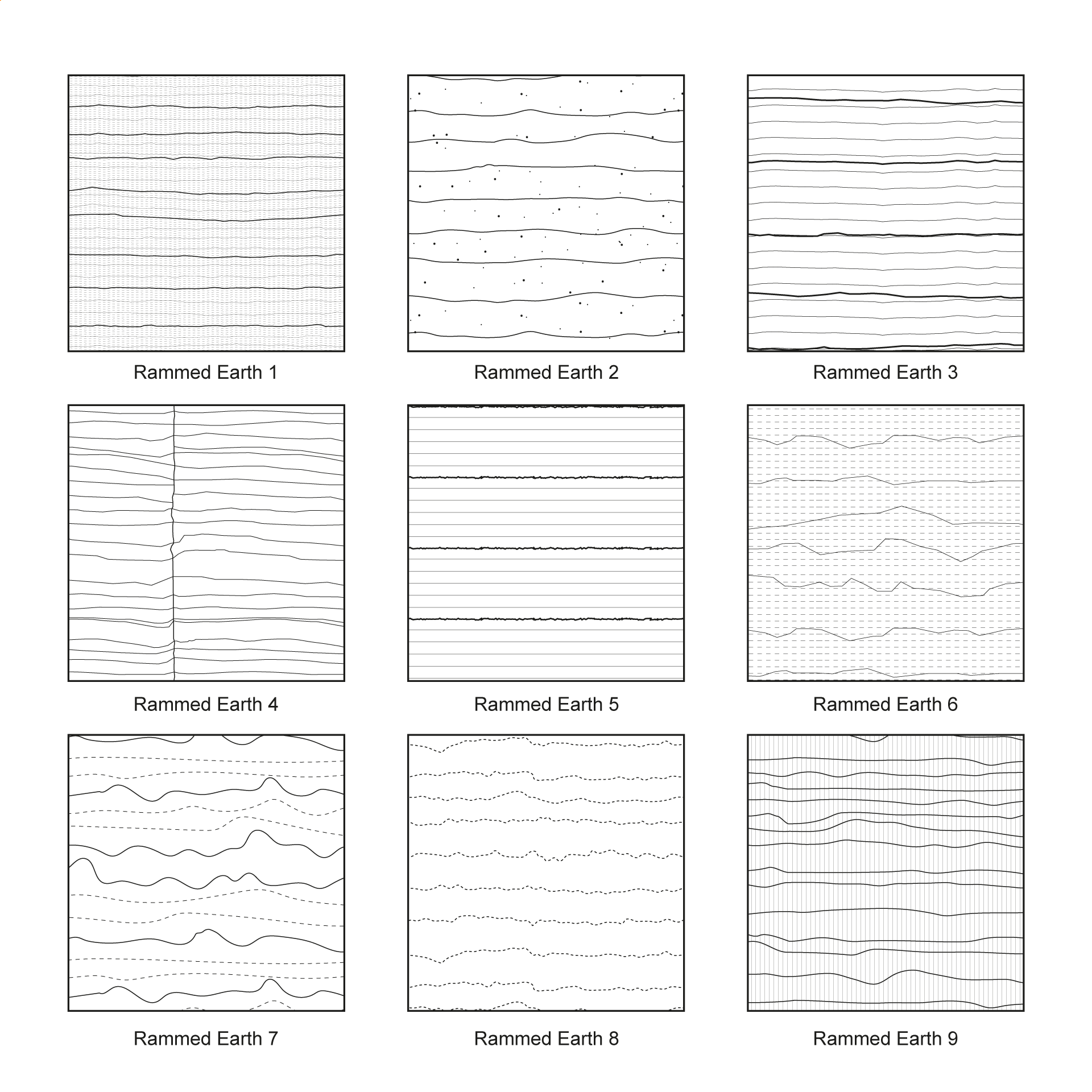Architectural Materials | Patterns | Rammed Earth Patterns – Studio ...