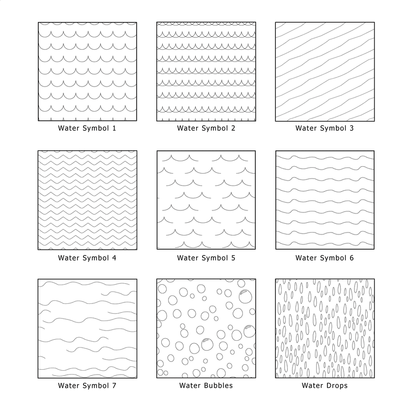 Illustrator Water Pattern Library – Studio Alternativi