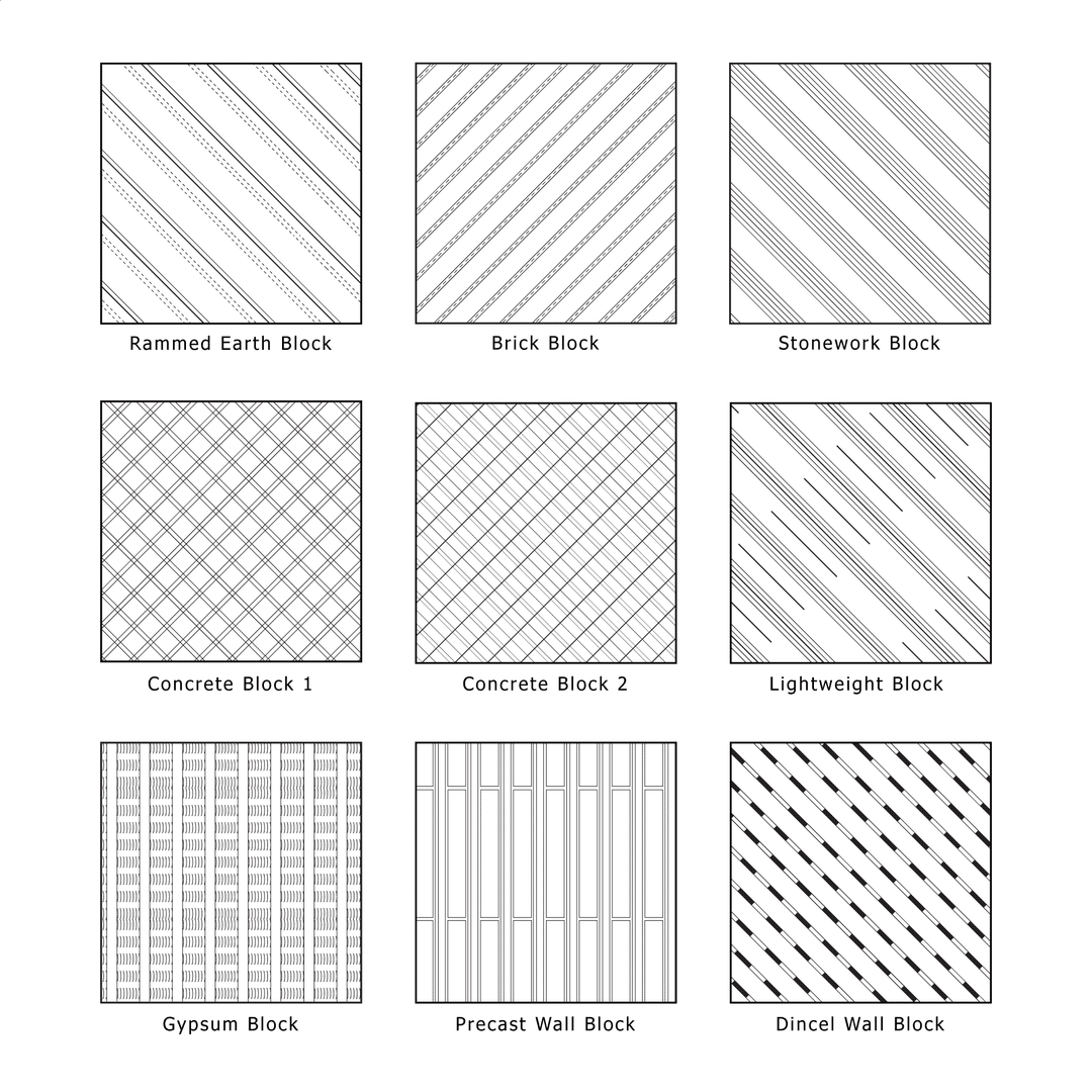 Section Drawing Pattern Architectural Materials | Patterns | Wall Cross Section – Studio ...