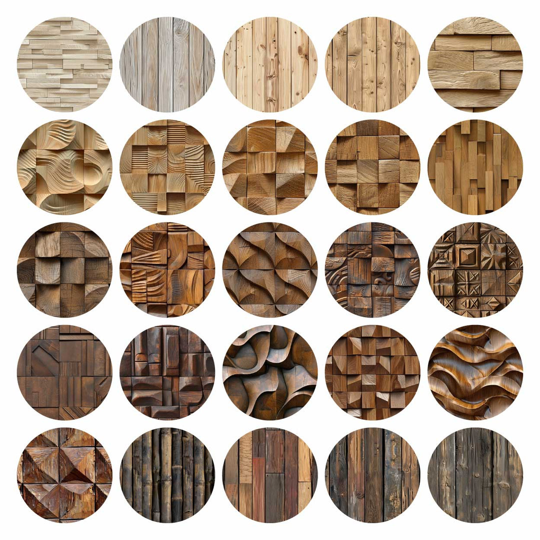Seamless Wood Wall Cladding Patterns – Studio Alternativi