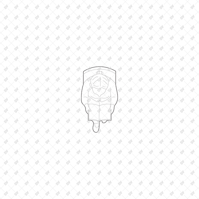 CAD, Vector, PNG Senior Living Characters Top View