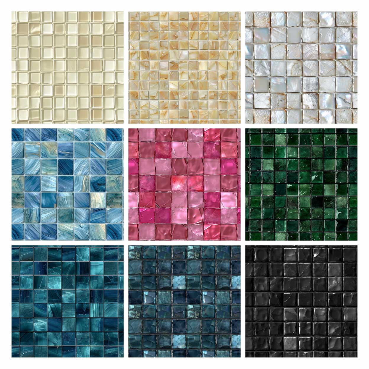 Illustrator Glass Tile Textures Library – Studio Alternativi