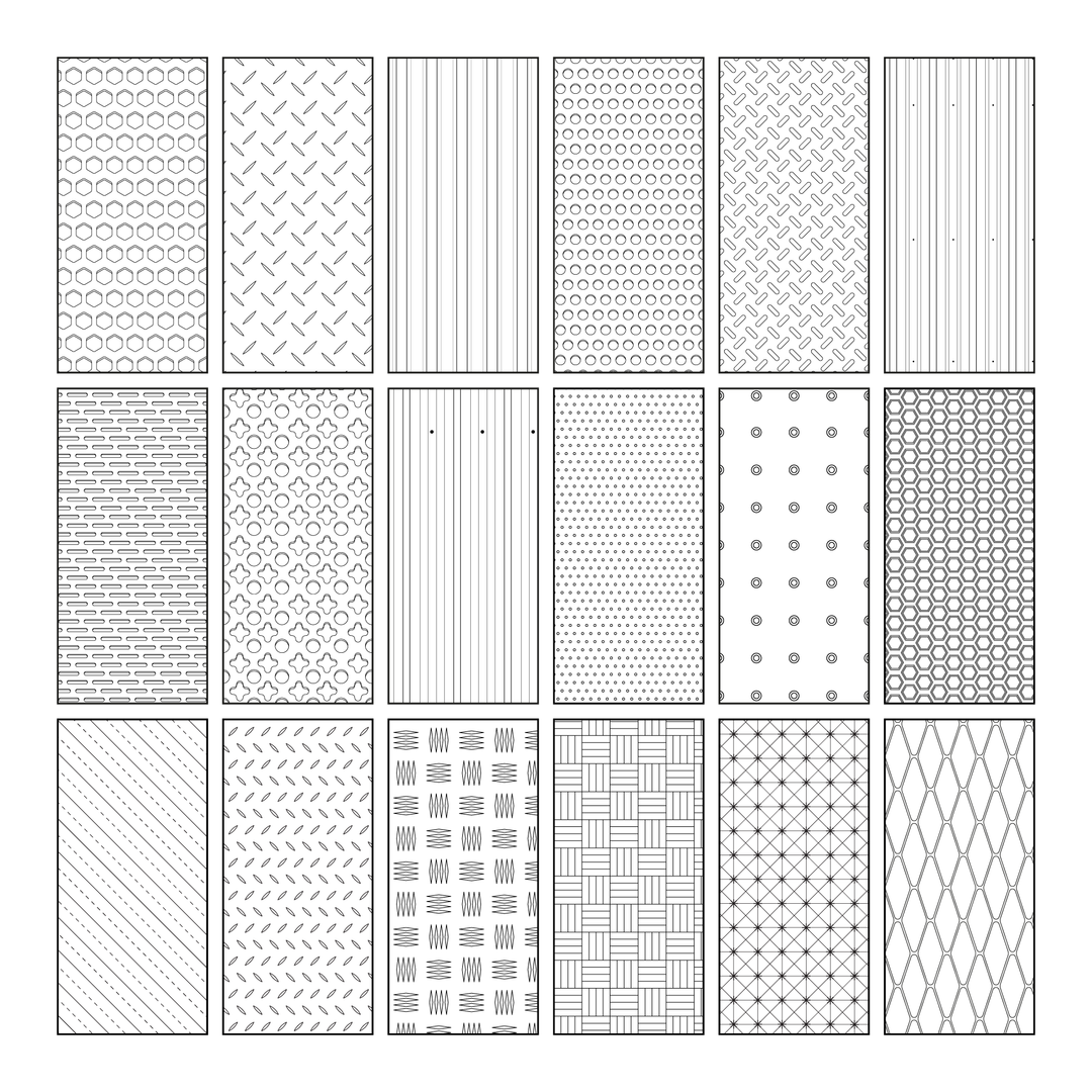 Ati Pattern Architectural Materials | Patterns | Metal Patterns – Studio Alternativi