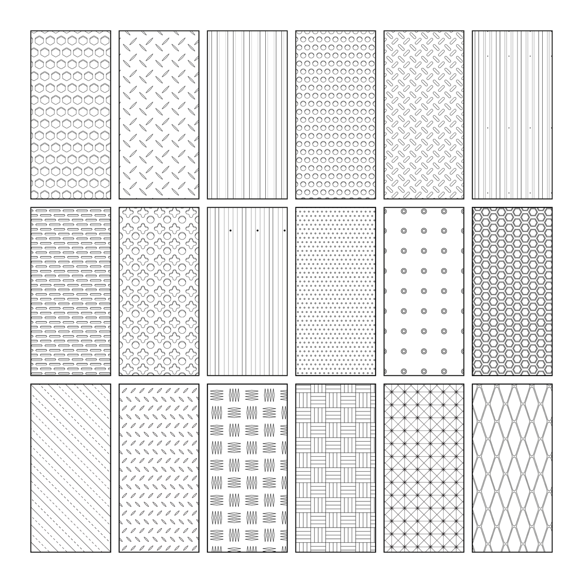 Architectural Materials | Patterns | Metal Patterns – Studio Alternativi