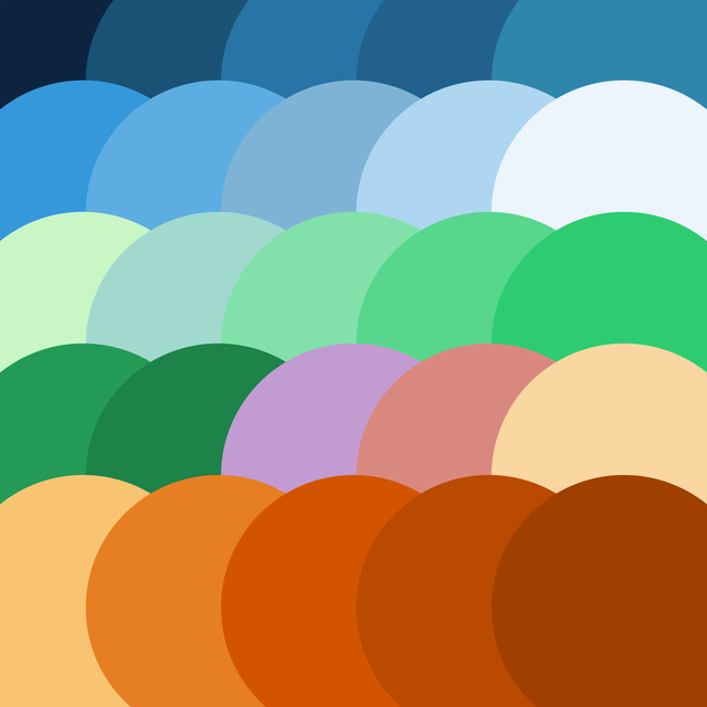 Illustrator Pattern Library - Winter Holiday Palette