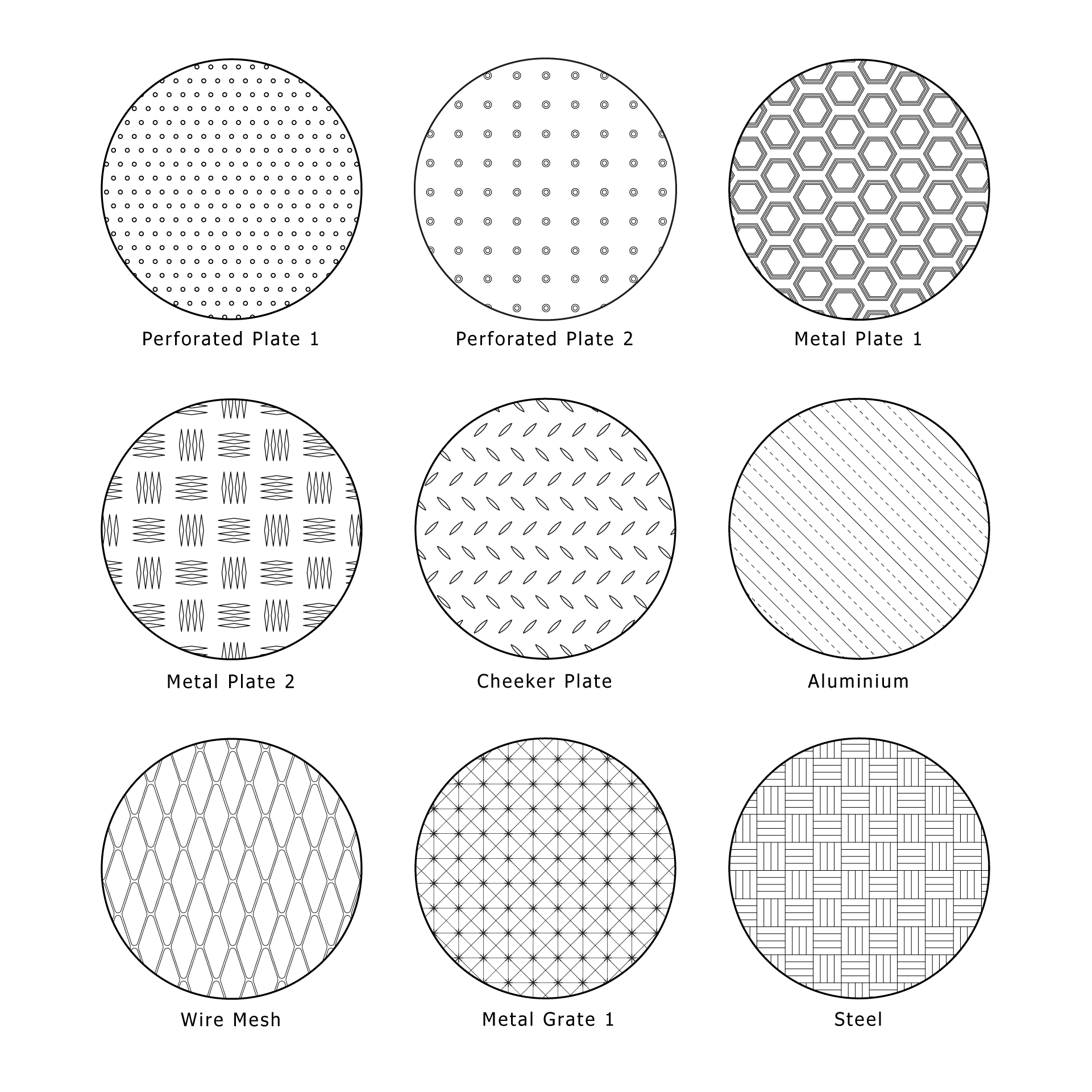 Architectural Materials | Patterns | Metal Patterns 2 – Studio Alternativi