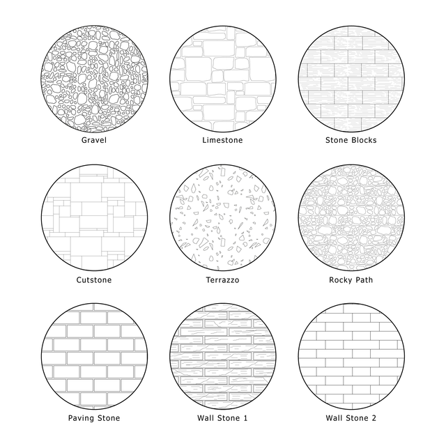 Illustrator Pattern Library - Stone Patterns