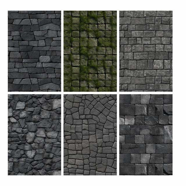 Pattern Library - Seamless Stone Paving Textures