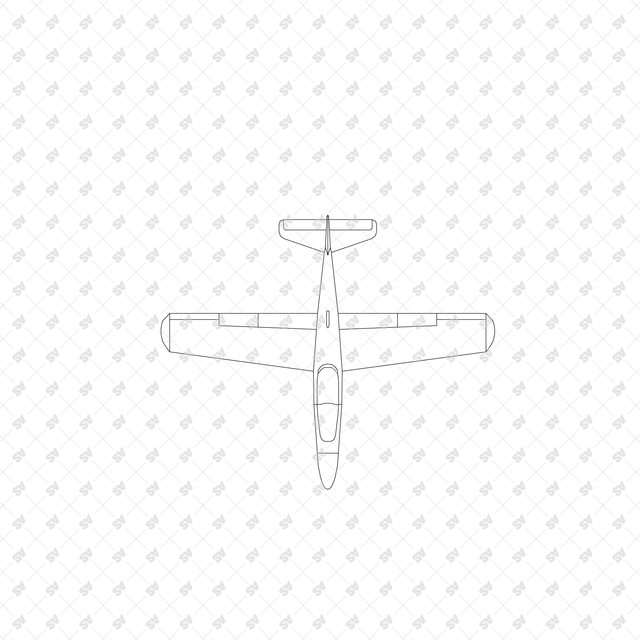 CAD, Vector, PNG Personal Aviation Devices, Top View