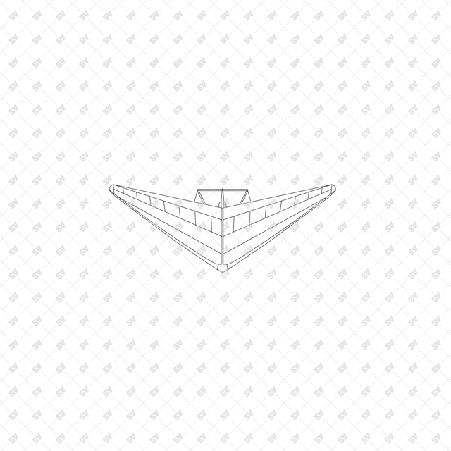 CAD, Vector, PNG Personal Aviation Devices, Top View