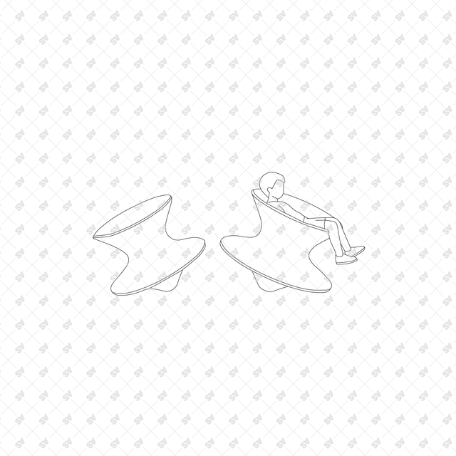 CAD, Vector, PNG People Doing Urban Activities in Front and Side Views