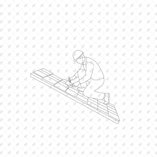 CAD, Vector, PNG Home Renovation in Front and Side Views