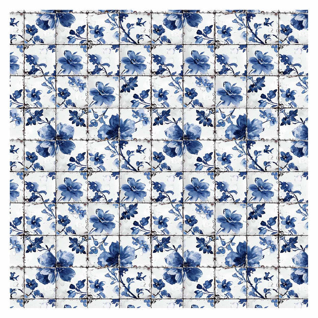 Illustrator Pattern Library - Delft Tiles Textures