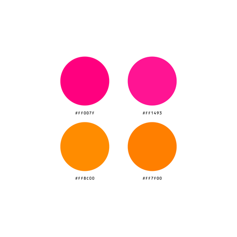 Patterns | Fluorescent Colors Swatches – Studio Alternativi