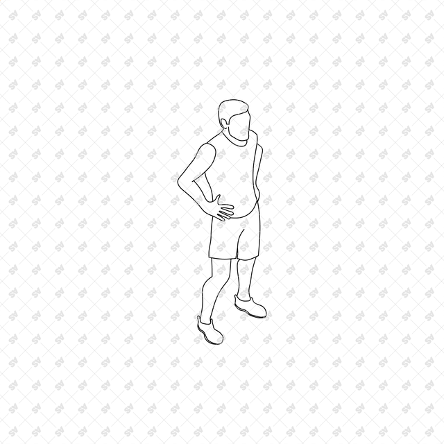 CAD, Vector, PNG Isometric View Urban Waiting People
