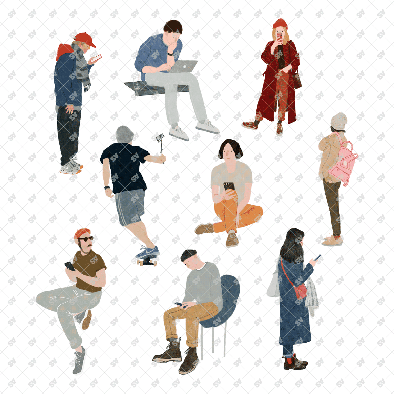 Studio Alternativi | Hand Drawn Characters | Mega Pack