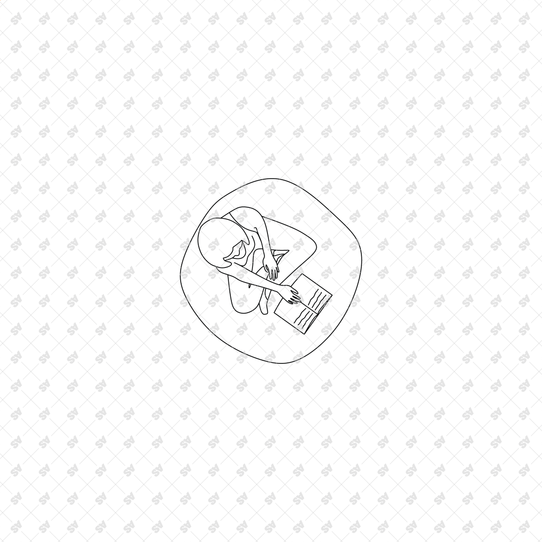 CAD, Vector, PNG Library Characters in Top View – Studio Alternativi