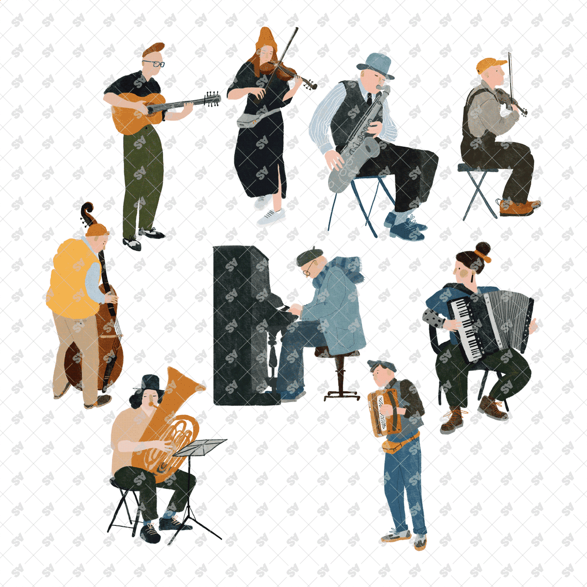 Studio Alternativi | Hand Drawn Characters | Mega Pack