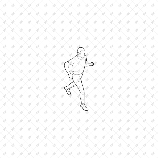 CAD, Vector, PNG Outdoor Characters in Isometric View