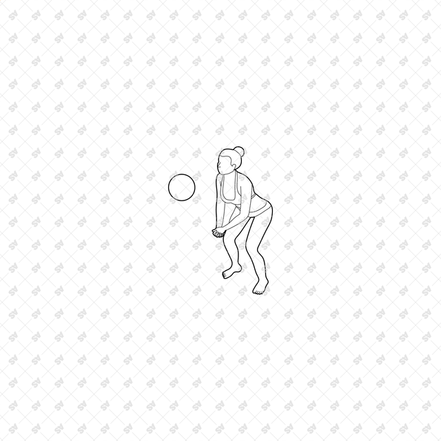 CAD, Vector, PNG Outdoor Characters in Isometric View