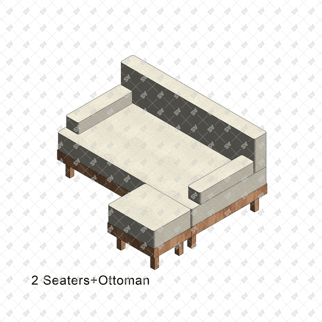 Revit Family - Sofa Beds