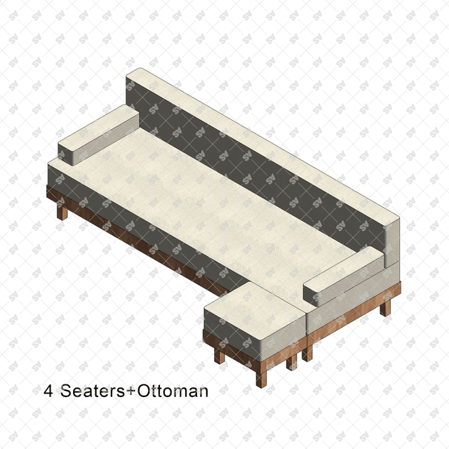 Revit Family - Sofa Beds