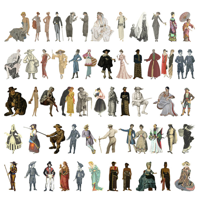 Artcutouts - Cutout People from Works of Art (155 PNGs)