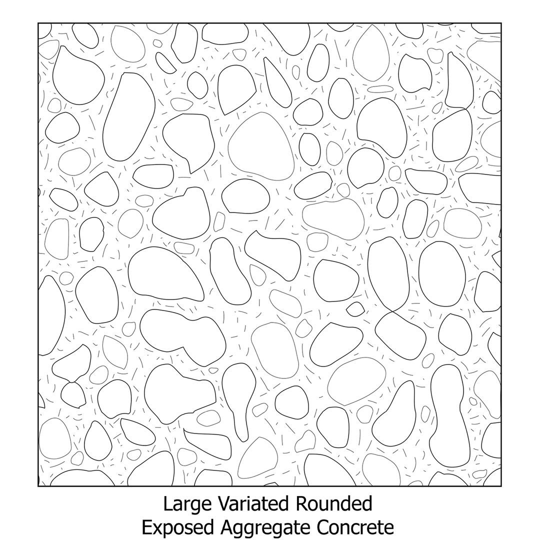 Revit Aggregate Pattern Illustrator Pattern Library - Exposed Aggregate Concrete – Studio ...