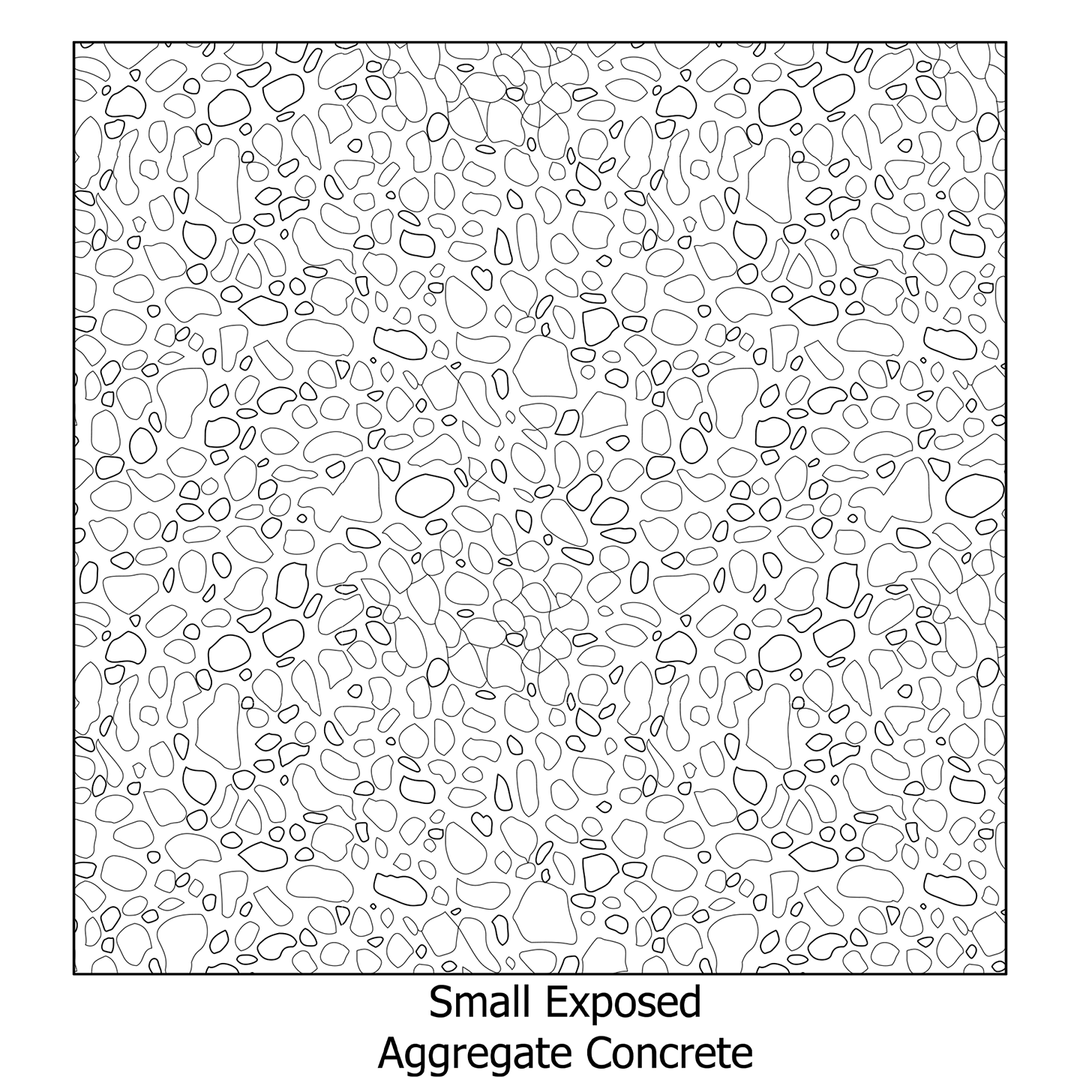 Aggregate Stacking Patterns Illustrator Pattern Library - Exposed Aggregate Concrete – Studio ...