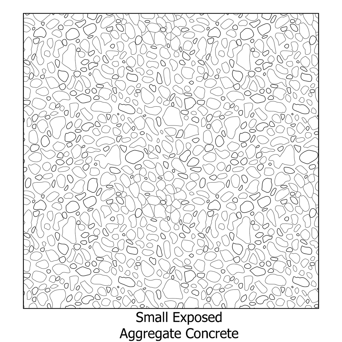 Revit Aggregate Pattern Illustrator Pattern Library - Exposed Aggregate Concrete – Studio ...