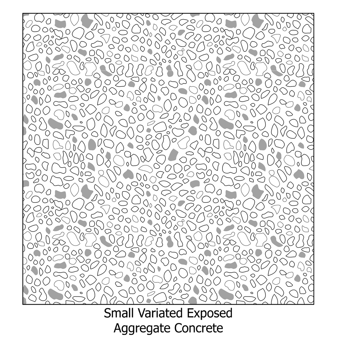 Revit Aggregate Pattern Illustrator Pattern Library - Exposed Aggregate Concrete – Studio ...
