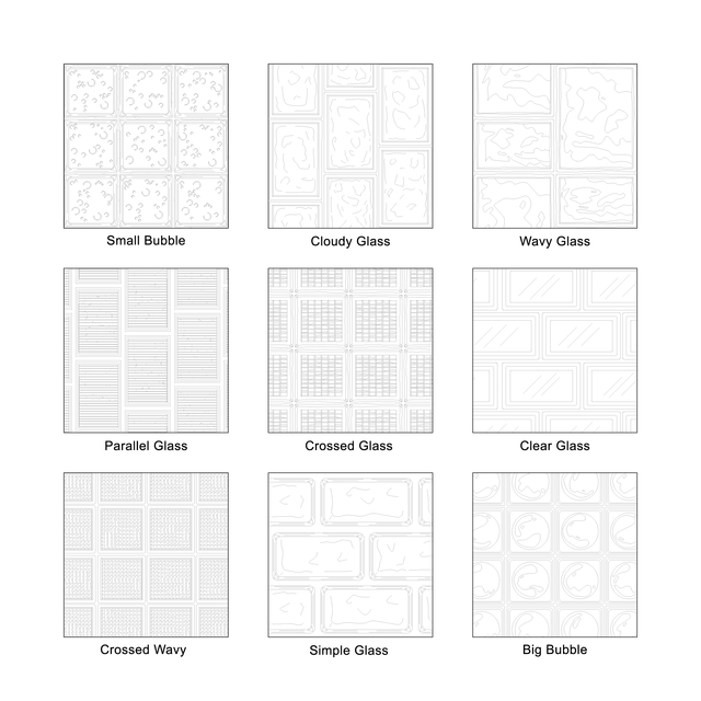 Illustrator Pattern Library - Glass Brick Patterns