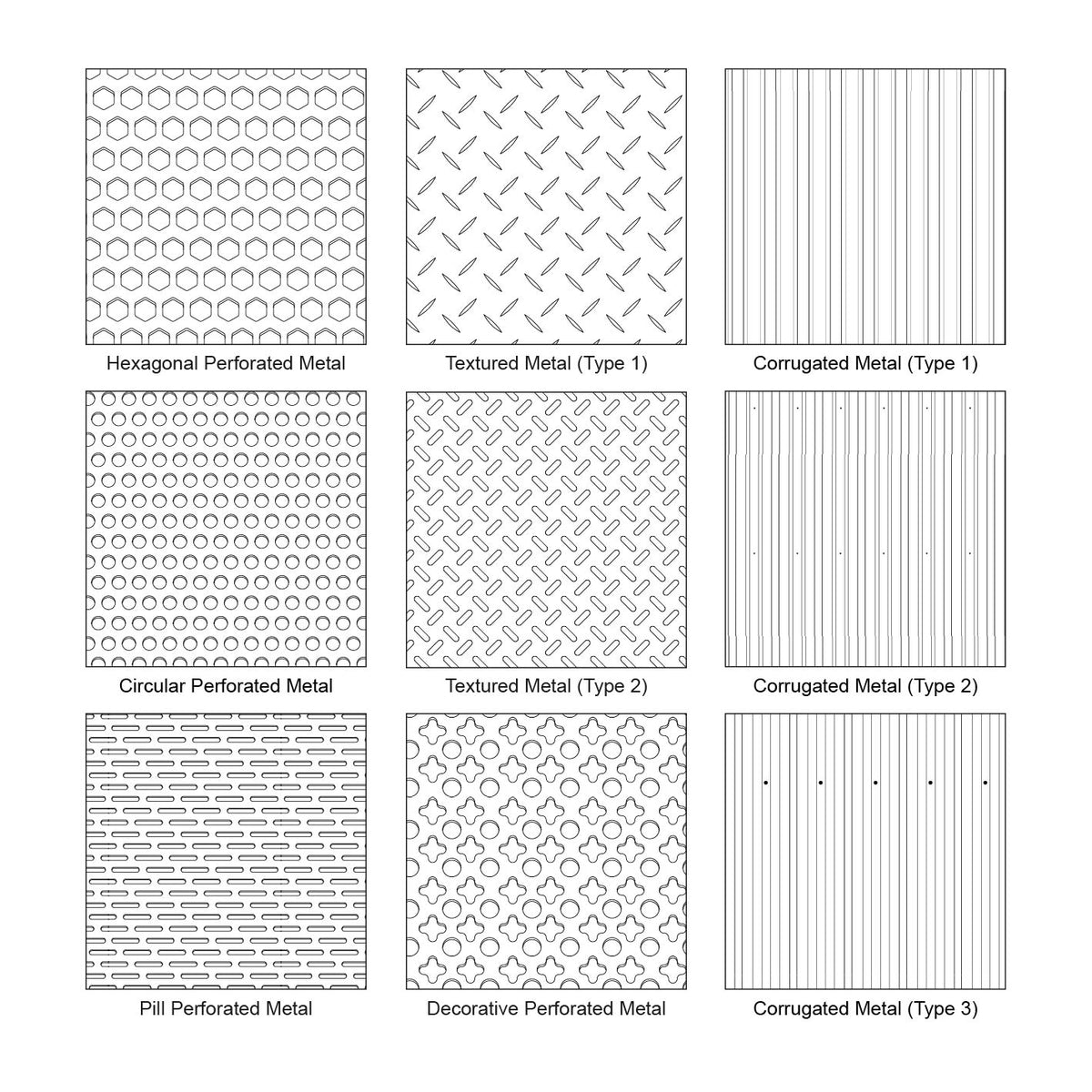 Architectural Materials | Patterns | Metal Patterns – Studio Alternativi